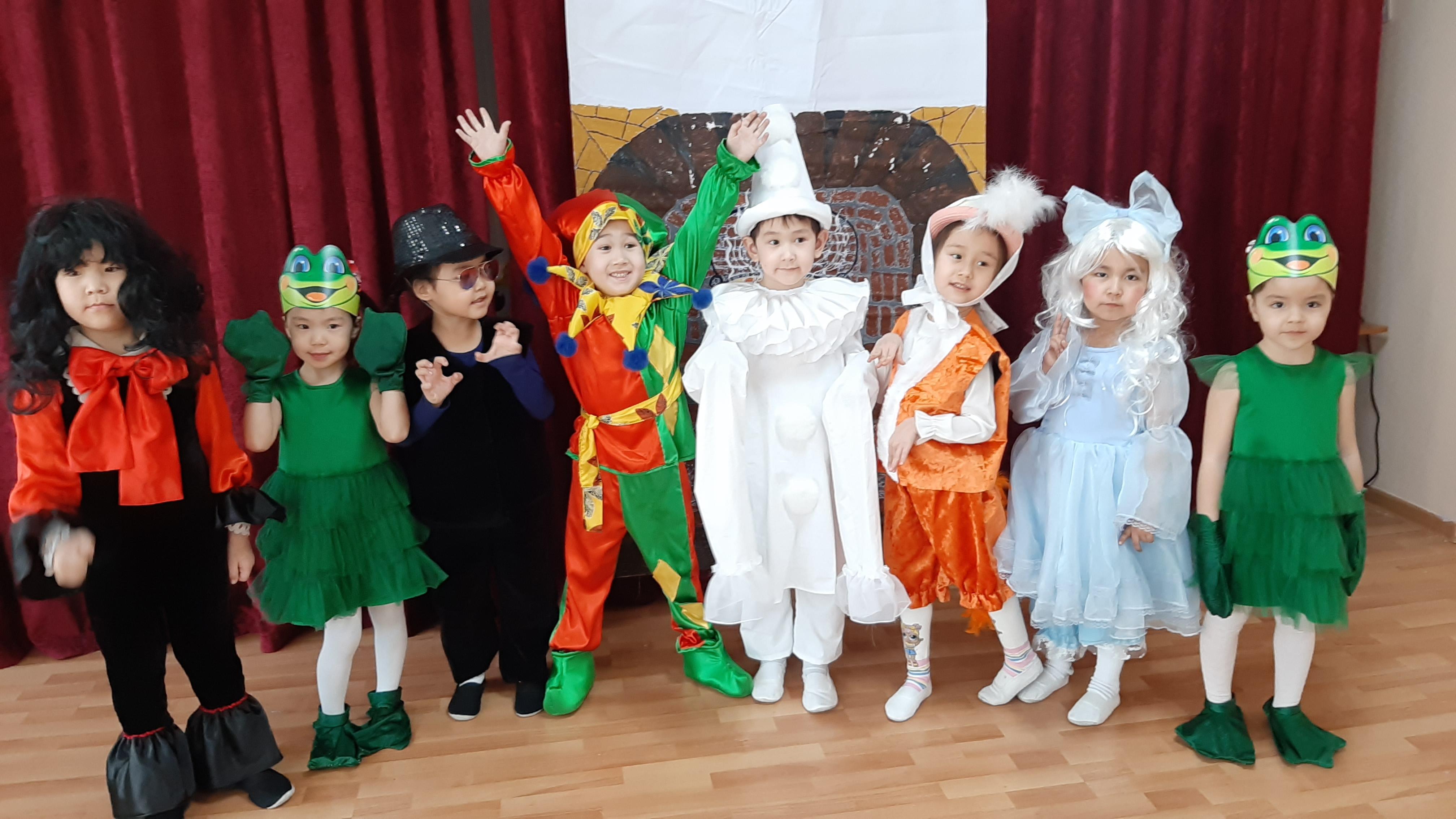 Театрдың ғажайып әлемі  байқауы  "Буратино оқиғалары" ертегісі